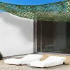 Żagiel przeciwsłoneczny w kolorze zielonym - 300 x 300 cm