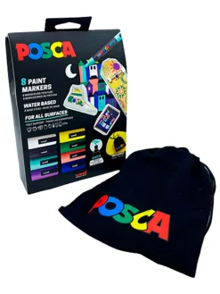 Akrylowe markery (8 szt.) "Uni Posca"