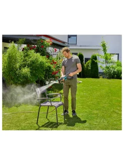 Akumulatorowa myjka parowa "AquaClean" w kolorze szarym