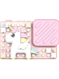 Aparat cyfrowy "Pixel Unicorn" w kolorze jasnoróżowym - 6+
