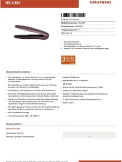 Bezprzewodowa prostownica w kolorze fioletowym