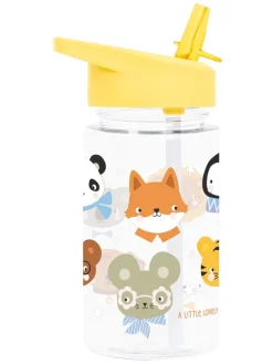 Bidon "Animal friends" w kolorze żółtym - 450 ml