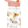 Bidon "Butterflies" w kolorze jasnoróżowym - 450 ml