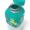 Bidon "Dino" w kolorze turkusowym - 330 ml
