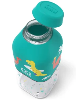 Bidon "Dino" w kolorze turkusowym - 330 ml
