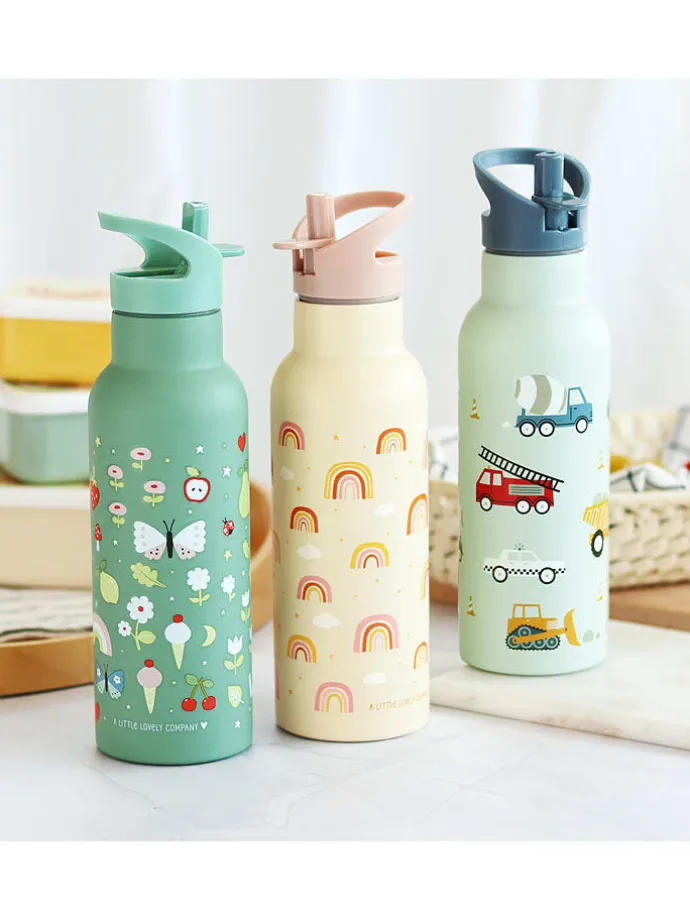 Bidon "Rainbows" w kolorze żółtym - 500 ml