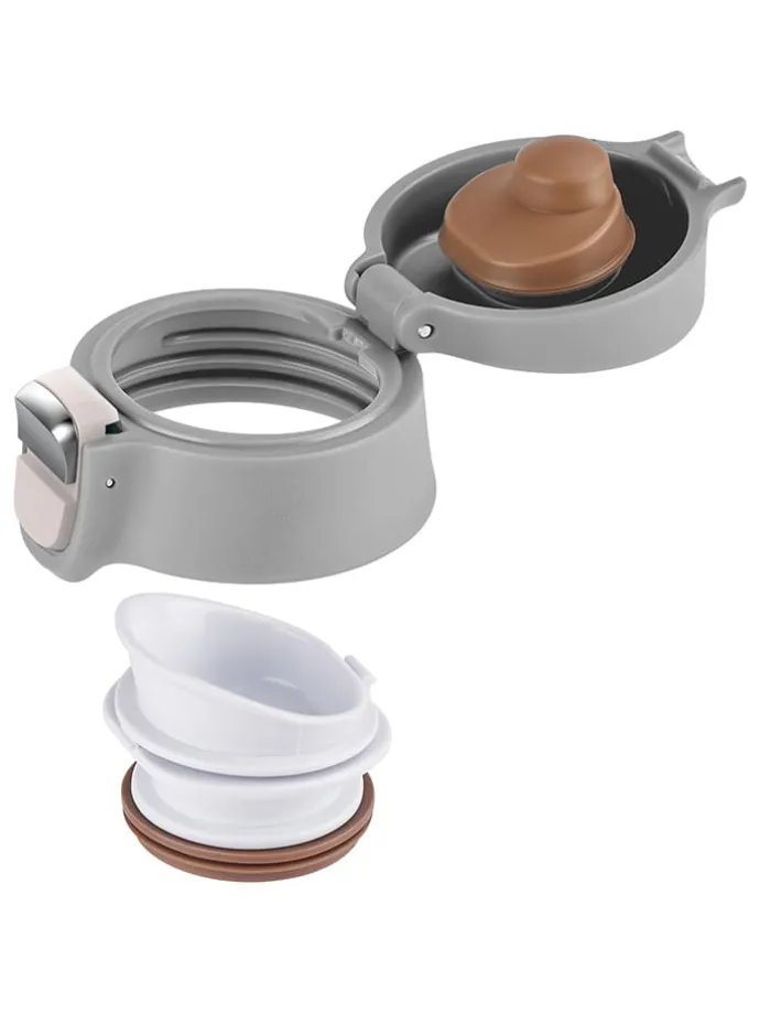 Bidon termiczny "Trave Mug Light" w kolorze szarym - 400 ml