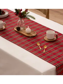 Bieżnik "Christmas Naibi" w kolorze czerwonym