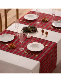 Bieżnik "Christmas Naibi" w kolorze czerwonym