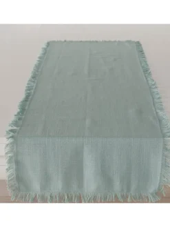 Bieżnik "Lenea" w kolorze turkusowym - 140 x 40 cm