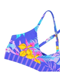 Bikini "Nixie" w kolorze niebieskim ze wzorem