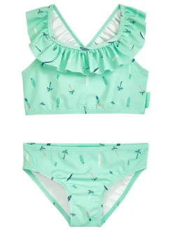 Bikini "Surfboard Palms" w kolorze miętowym