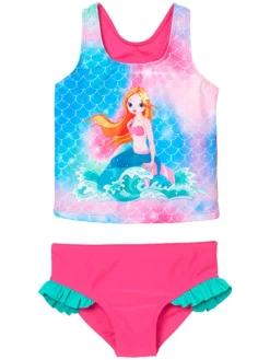 Bikini w kolorze różowym ze wzorem
