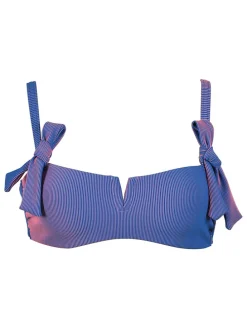 Biustonosz bikini w kolorze niebiesko-różowym