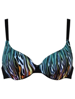 Biustonosz bikini ze wzorem