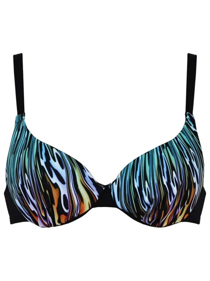 Biustonosz bikini ze wzorem
