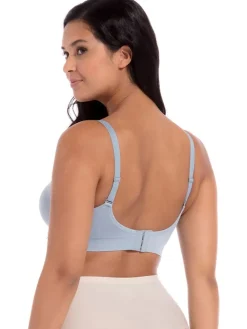 Biustonosz "Mama Comfort Nursing Bra" w kolorze błękitnym do karmienia