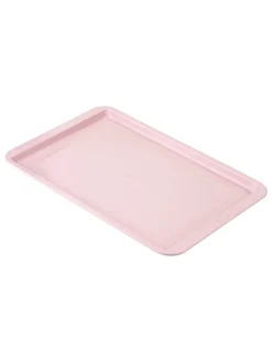 Blacha w kolorze jasnoróżowym do pieczenia - 43 x 28 cm