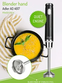 Blender ręczny "AD 4617" w kolorze czarnym