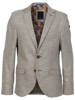 Blezer - Slim fit - w kolorze beżowym