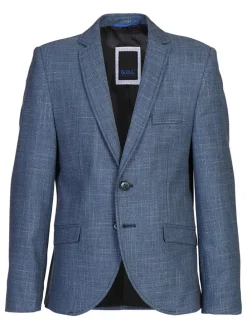 Blezer - Slim fit - w kolorze niebieskim