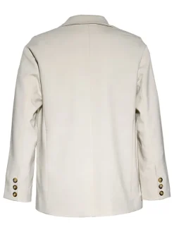 Blezer w kolorze kremowym