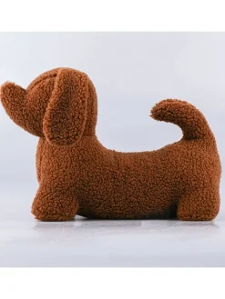 Blokada "Dachshund" w kolorze brązowym do drzwi - 35 x 23 x 13 cm
