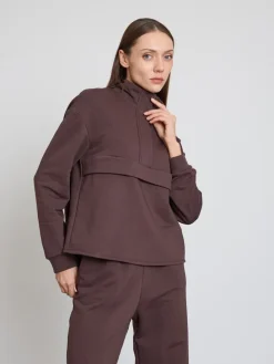 Bluza w kolorze brązowym