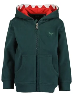 Bluza w kolorze czerwono-ciemnozielonym