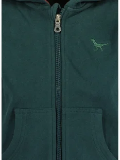 Bluza w kolorze czerwono-ciemnozielonym