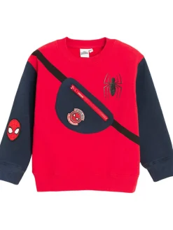 Bluza w kolorze czerwono-granatowym