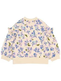 Bluza w kolorze fioletowo-beżowym