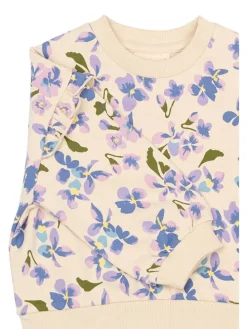 Bluza w kolorze fioletowo-beżowym