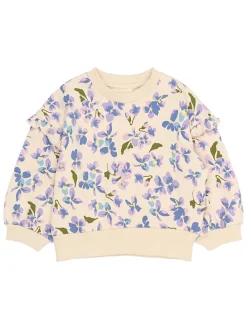 Bluza w kolorze fioletowo-beżowym
