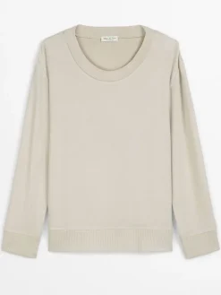 Bluza w kolorze kremowym
