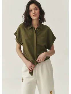 Bluzka w kolorze khaki