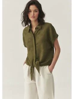 Bluzka w kolorze khaki