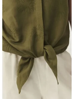 Bluzka w kolorze khaki