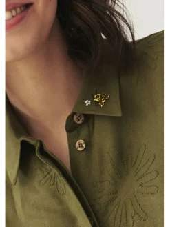 Bluzka w kolorze khaki