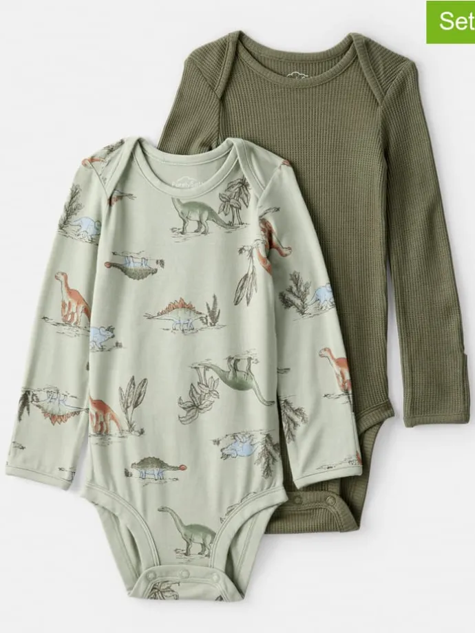Body (2 szt.) w kolorze khaki