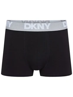 Bokserki (7 par) w kolorze czarno-jasnoszaro-granatowym