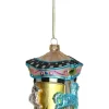 Bombka "Carousel" ze wzorem - wys. 12 cm