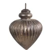 Bombka w kolorze złotym - wys. 12 x Ø 10 cm