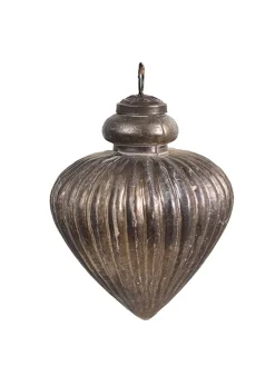 Bombka w kolorze złotym - wys. 12 x Ø 10 cm