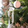 Bombki (35 szt.) w kolorze jasnoróżowym - Ø 6 cm
