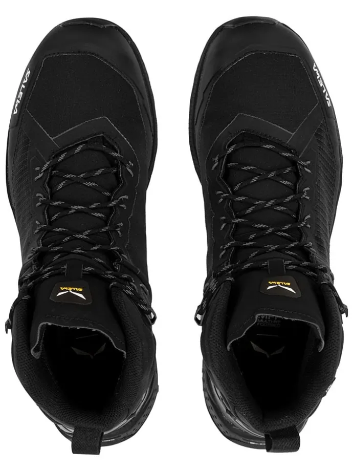 Botki trekkingowe "Pedroc Pro Powertex Mid" w kolorze czarnym