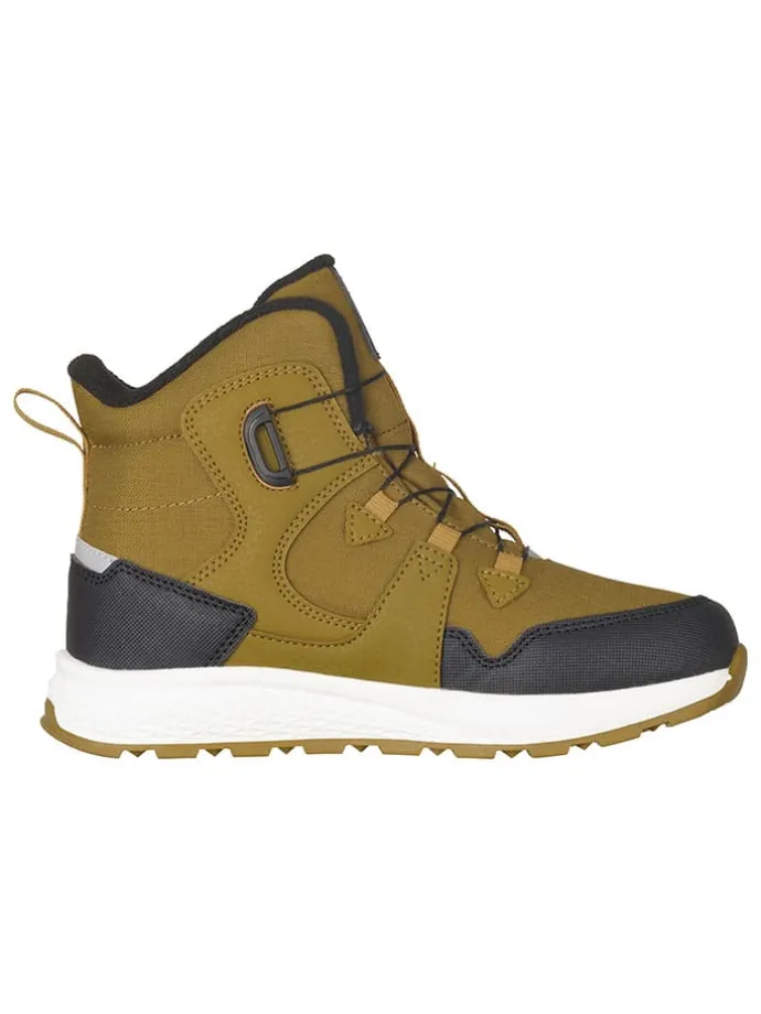Botki zimowe "Bergen" w kolorze khaki