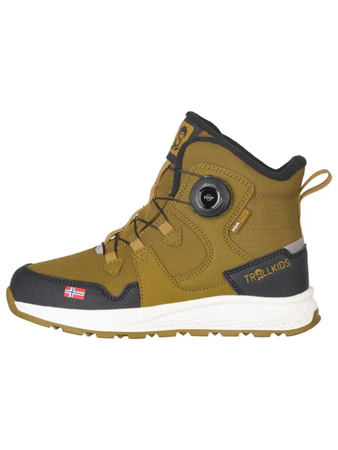 Botki zimowe "Bergen" w kolorze khaki