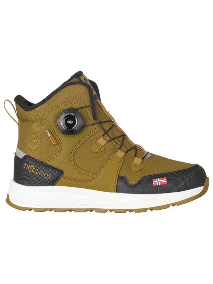 Botki zimowe "Bergen" w kolorze khaki