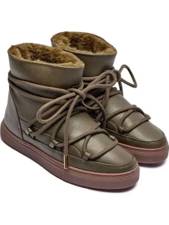 Botki zimowe "Grape" w kolorze khaki